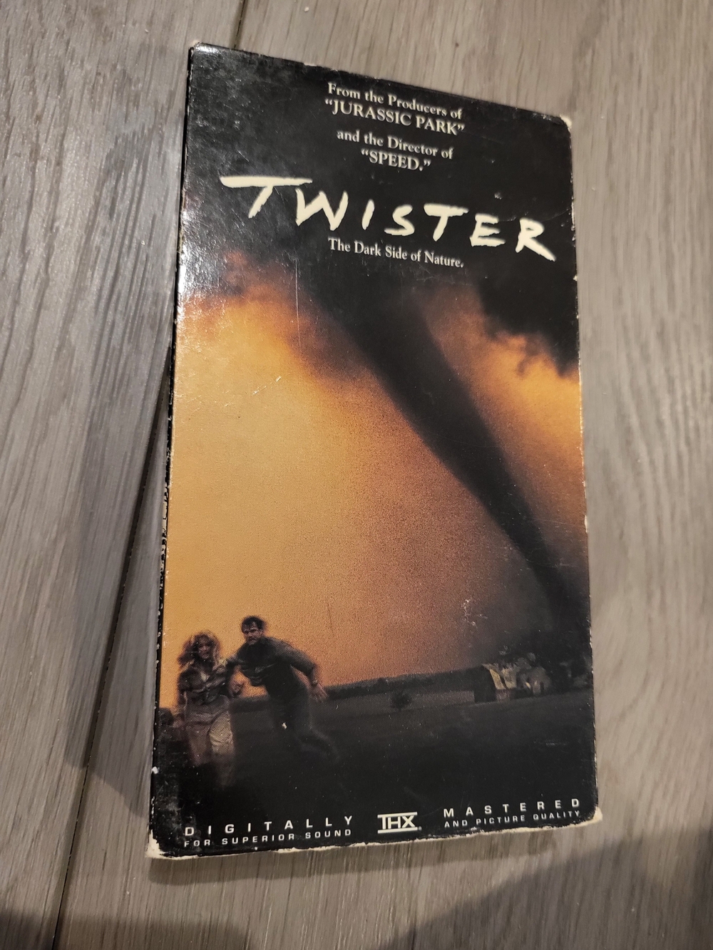 Twister Movie VHS Tape - Black/Orange Cover
